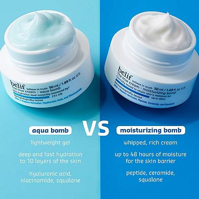 The True Cream Aqua Bomb with Hyaluronic Acid and Niacinamide