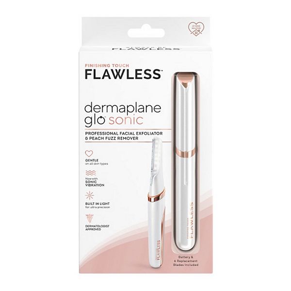 Flawless Dermaplane Glo Sonic Facial Exfoliator