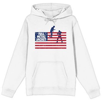 Men's Full Metal Jacket US Flag Hoodie