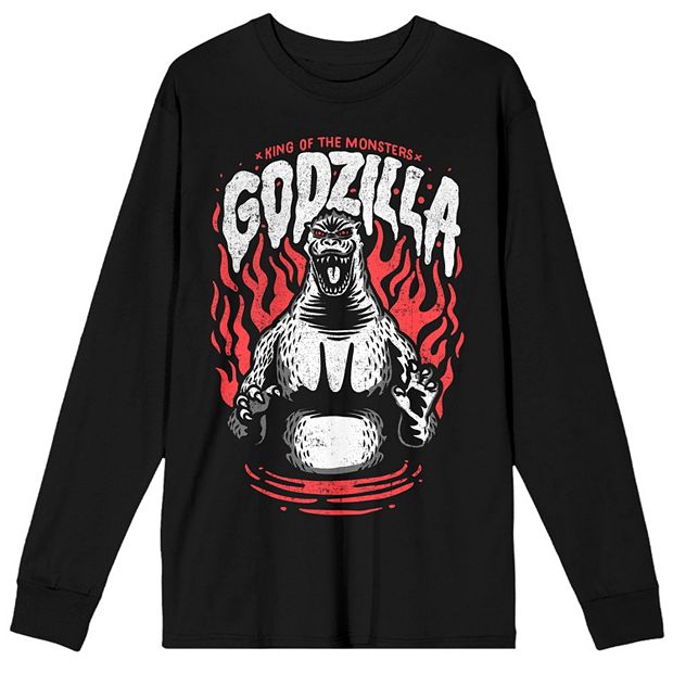 Men s Godzilla Classic King of the Monsters Long Sleeve