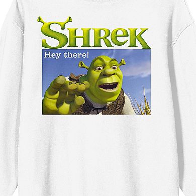 Men's Shrek Hey There Long Sleeve