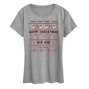 Women's Friends Christmas Eve Eve Graphic Tee