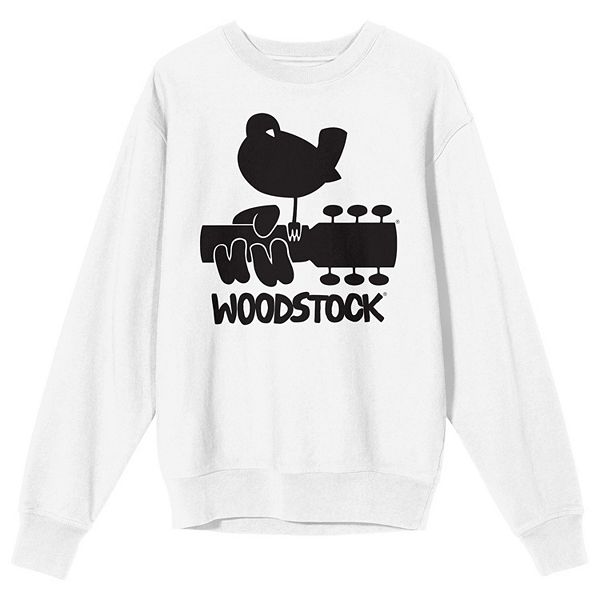 Mens Woodstock Bird And Guitar Long Sleeve