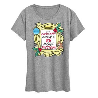 Women's Friends It's Christmas Graphic Tee