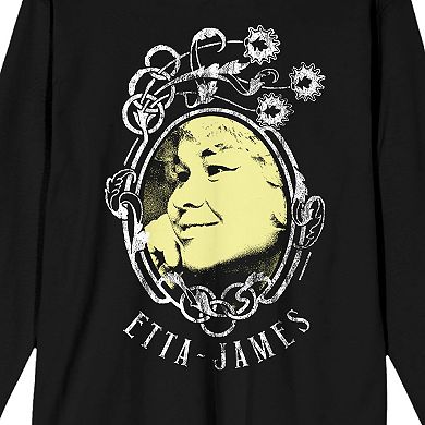 Men's Etta James in Oval Frame Long Sleeve