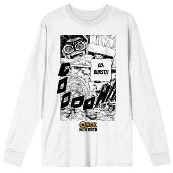 Men's Clock Striker Manga Page CO2 Long Sleeve