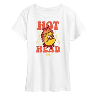 Women's The Year Without Santa Claus Heat Miser Hot Head Graphic Tee