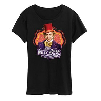 Women's Willy Wonka and the Chocolate Factory Willy Wonka Graphic Tee