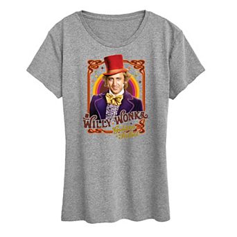 Women's Willy Wonka and the Chocolate Factory Willy Wonka Frame Graphic Tee