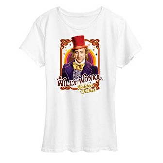 Women's Willy Wonka and the Chocolate Factory Willy Wonka Frame Graphic Tee