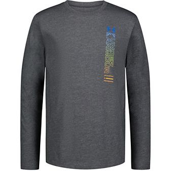 Boys 8-20 Under Armour UA Vertical Logo Long Sleeve Tee
