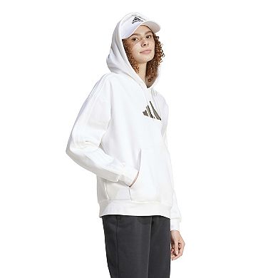 Women's adidas 3-Stripe Graphic Oversized Training Hoodie