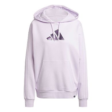 Women's adidas 3-Stripe Graphic Oversized Training Hoodie
