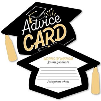 Big Dot Of Happiness Goodbye High School, Hello College Grad Party Advice Cards Game 20 ct