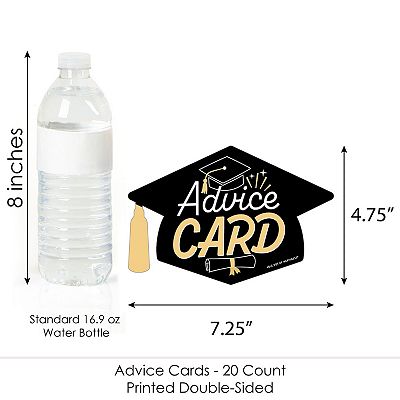 Big Dot Of Happiness Goodbye High School, Hello College Grad Party Advice  Cards Game 20 Ct