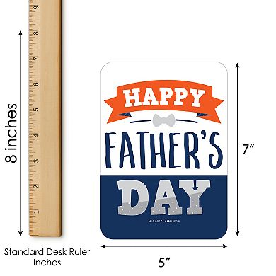 Big Dot Of Happiness Happy Father's Day - Cards & Markers We Love Dad Party Bingo Game 18 Ct