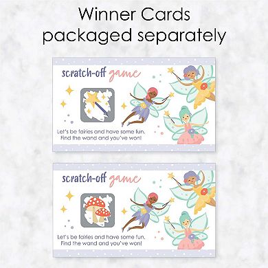 Big Dot Of Happiness Let's Be Fairies - Fairy Party Game Scratch Off ...