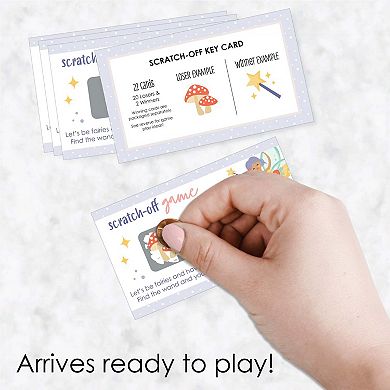 Big Dot Of Happiness Let's Be Fairies - Fairy Party Game Scratch Off ...