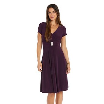 Women's R&M Richards Sculpt Waist Fit And Flare Dress
