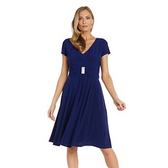 Women's R&M Richards Sculpt Waist Fit And Flare Dress