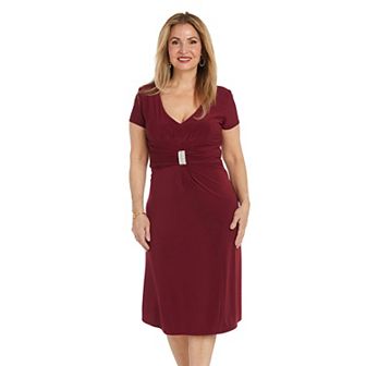 Women's R&M Richards Sculpt Waist Fit And Flare Dress