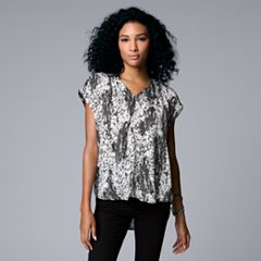 Vera wang petite sales tops