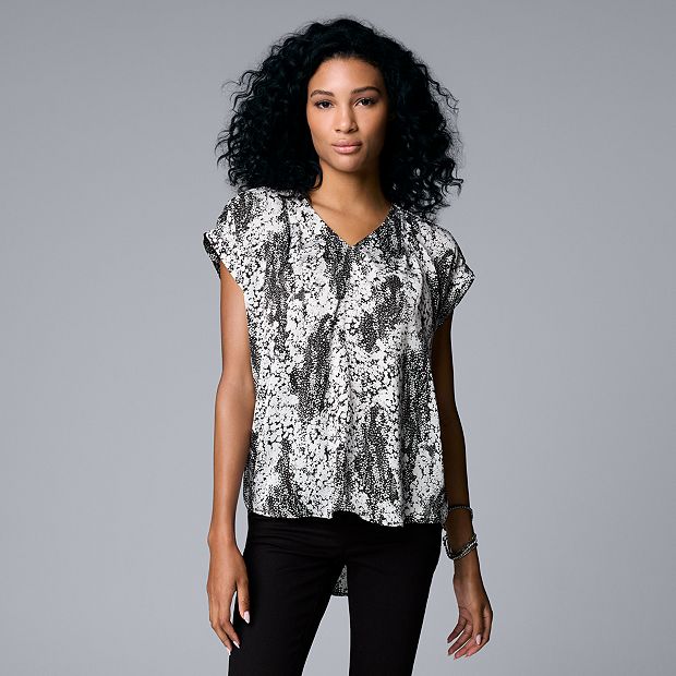 Kohls vera wang store petite tops