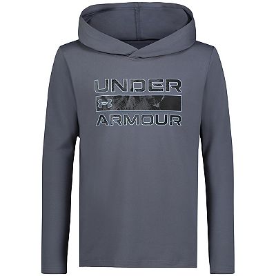 Boys 8 20 Under Armour UA Stretch Hooded Tee