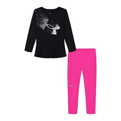Toddler Girl Under Armour 2 pc. Tunic Leggings Set Toddler Girl s Size 18 Months Black