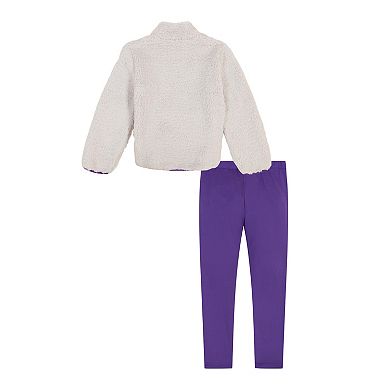 Baby & Toddler Girl Under Armour UA 1/4-Zip Sweater & Leggings Set