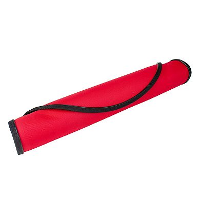 22" Red and Black Medium Premium Christmas Tree Mat