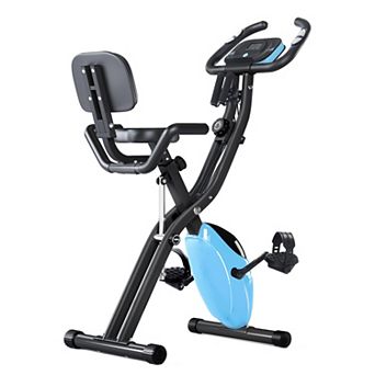 Merax Folding Exercise Bike, Fitness Upright and Recumbent X-Bike
