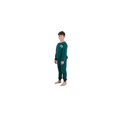 Sleep On It Boys 2-Piece Velour Pajama Top and Pajama Pants Set - Toddler