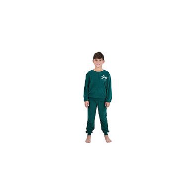 Sleep On It Boys 2-piece Velour Pajama Set - Toddler