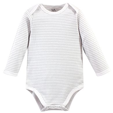 Baby Boy Organic Cotton Long-Sleeve Bodysuits 5pk
