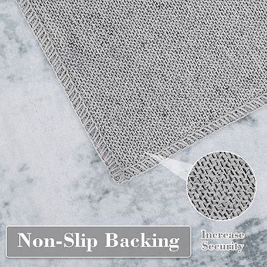 Garvee Machine Washable Indoor Modern Abstract Area & Throw Rug