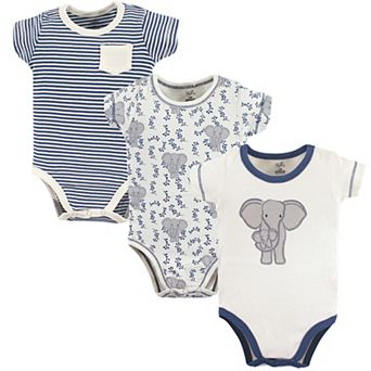 Baby Boy Organic Cotton Bodysuits 3 pk