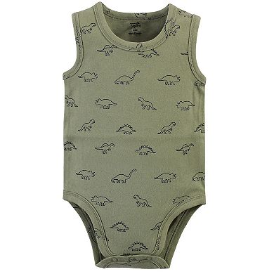 Baby Boy Organic Cotton Bodysuits 5pk
