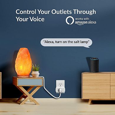 Wi-fi Socket Voice Control Plug, Smart Home Wifi Outlet Compatible With Alexa
