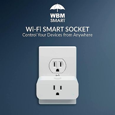 Wi-fi Socket Voice Control Plug, Smart Home Wifi Outlet Compatible With Alexa