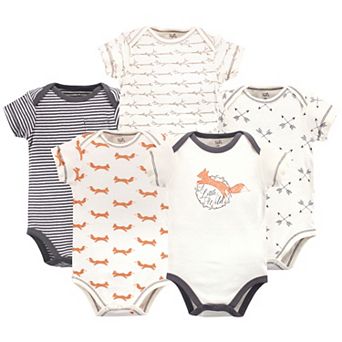 Baby Boy Organic Cotton Bodysuits 5 pk