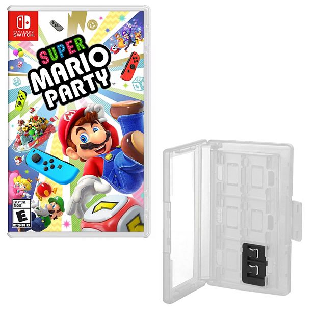 Super Mario Party for Nintendo Switch With Hard Shell 12 Game Caddy