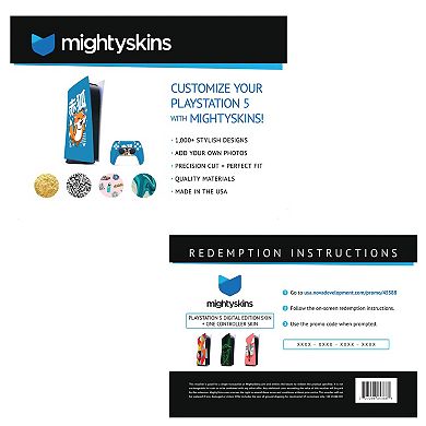 PlayStation 5 Digital Console with Skins Voucher