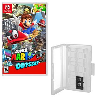 Hard Shell 12 Game Caddy, Super Mario Odyssey for Nintendo Switch