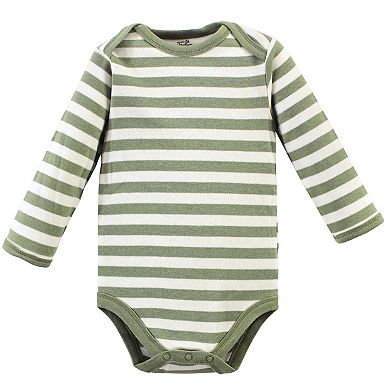 Baby Boy Organic Cotton Long-Sleeve Bodysuits 5pk