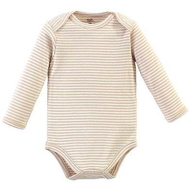 Baby Boy Organic Cotton Long-Sleeve Bodysuits 5pk
