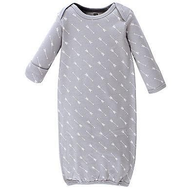 Infant Boy Cotton Long-sleeve Gowns 4pk