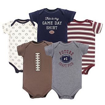 Infant Boy Cotton Bodysuits 5 pk