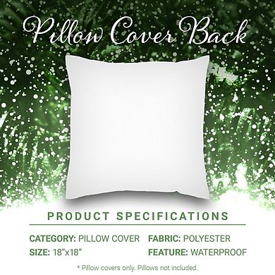 G128 Christmas Farmhouse Cookie Waterproof Pillow Covers, Set Of 4
