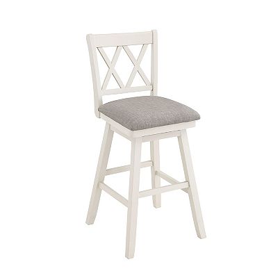 Brookline 42.5 in. High Back Wood 29 in. Bar Stool